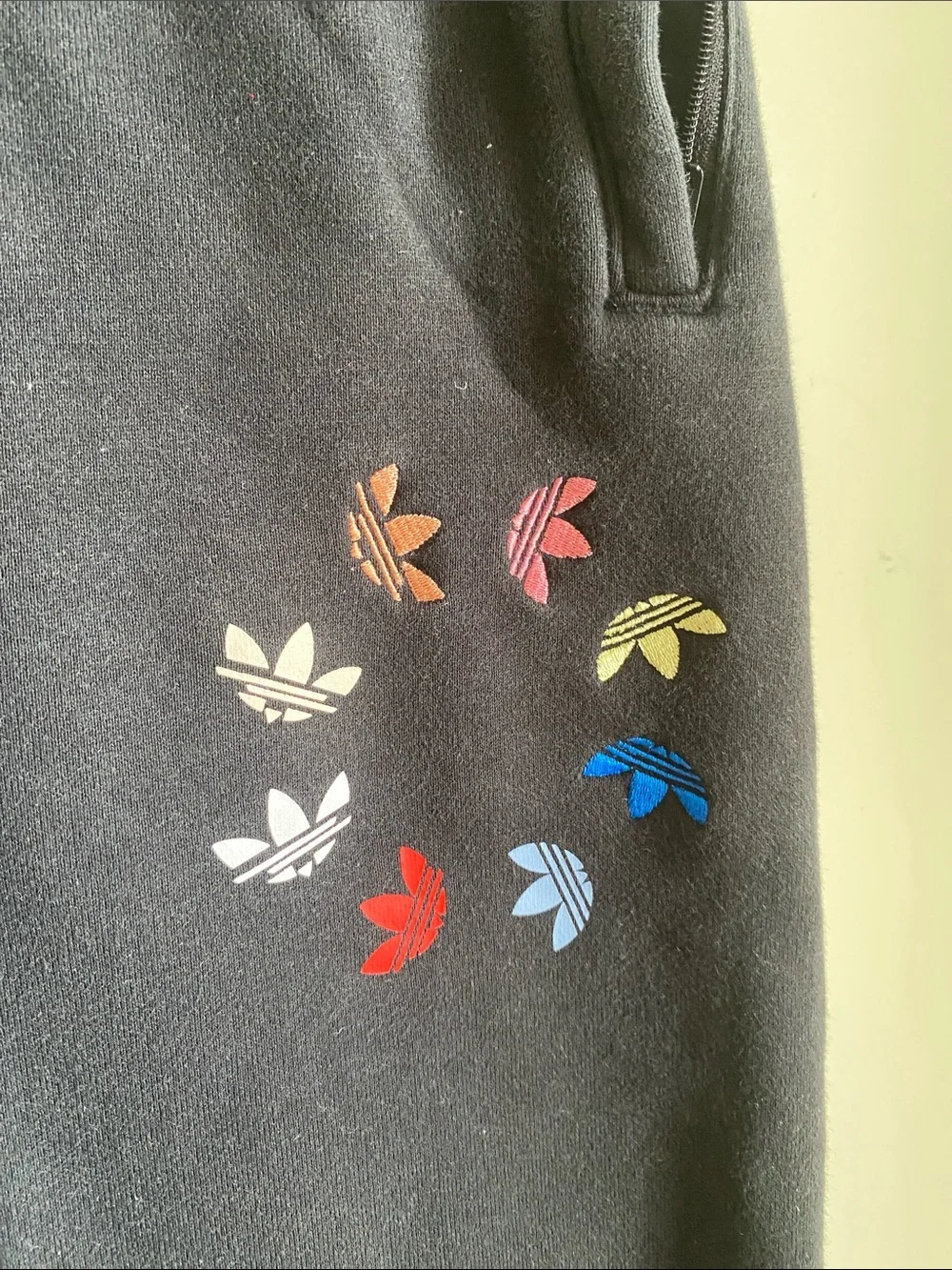 Adidas Adicolor Shattered Trefoil Black Sweat Pants
